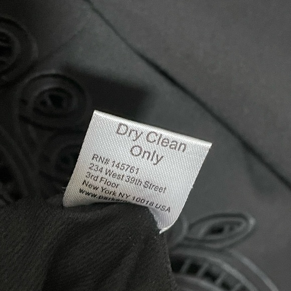 Parker Arline Off Shoulder Dress in Black Sz. Medium - Picture 13 of 15